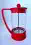 10948-01bus 0.35-liter Bodum Brazil French Press 3-cup Red Coffee Maker