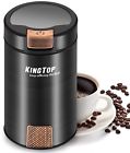 00001 Kingtop Coffee Grinder Electric Bean With Steel