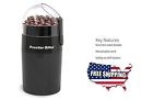 0789099108087 Silex Ovente Coffee Electric Grinder Mill Crank Burr Bean Stainless Steel Blades 10 Cup Black 789099108087