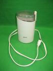 0907 Krups Vintage White Electric Coffee Bean Or Spices Grinder Model