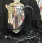 138 Cup Superfast Vtg 8 Coffee Pot Chrome Electric Percolator Farberware