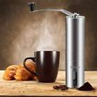 17.5cm Coffee Grinder Homdox Silver Manual Mill With Hand Crank For Kitchen Shop