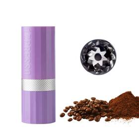 1zpresso 710462881586 Q Air Manual Coffee Grinder-purple Mini Slim Travel Sized Fits In The Plunge