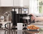 2 Way Coffee Maker Single Serve And Full Pot Brewer Kitchen 12 Cup Programmable 784338190014