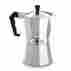 35973 Gialetti Stovetop Espresso Maker Aluminum Stove Top Quick Brewing Silver Coffee Pot New 791321235973