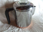 4-6 Real Ware Revere Cup Percolator Copper Process Bottom Pot Patent Coffee