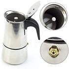 4335464701 Stainless Steel Moka Espresso Latte Percolator Stove Top 710525098351