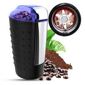 5 Core 810047165019 Coffee Grinder 85 Gram Or 3 Ounces / 12 Cup Capacity -touch Automa
