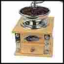 5134 Fox Coffee Grinder Manual Hand Crank Adjustable Old Fashioned Vintage Style Wood Box