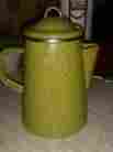51550 Paula Deen Signature Green 8 Cup Stovetop Percolator Speckled Enamel Nwb
