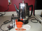 Usp-100 51p33 Ge Immersible Stainless Steel Coffeemaker Vinta Percolator Very Nice