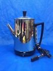 61p33 General Electric Vintage Ge Oval Coffee Percolator 10 Cups Very Clean