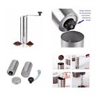 649553406503 Manual Bean Coffee Grinder Brushed Stainless Steel Portable
