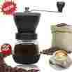 66430 Manual Coffee Grinder Hand Grain Mill Top Quality Ceramic Burr Conical New 700535166430