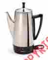 68463 Presto Coffee Stainless Steel Cup Maker Percolator Espresso Pot Stovetop Electric Brew 758736168463
