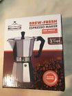 7526-03 Diiny Aluminum Stovetop Espresso 847889075268