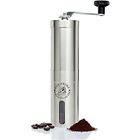 764527375408 Manual Grinders Ml Brushed Stainless Steel Coffee With