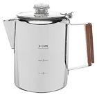 768855806658 Coletti Bozeman Percolator Coffee Pot Cup Stainless Steel