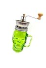 810240030213 Fancycasa Manual Glass Stainless Steel Coffee Grinder With