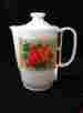 83110 Muruka Vtg Ceramic Maruka Minamiyama Seitosho Elec Tea Coffee Pot Brew Japan Fruit