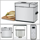 86279024053 Brushed Chrome Programmable Breadmaker Machine Removable Lid Refurbished