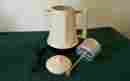 8630 8633 West Bend Percolator 8 Cup Plastic Model Cream 490 Watt Coffee Very Nice