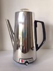8831 Hoover Vintage Cup Immersible Electric Coffee Pot Percolator Stainless Steel