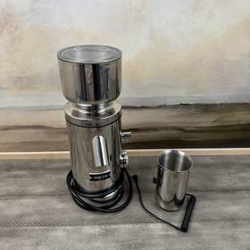 Cg1346 Aarke Williams Sonoma Coffee Grinder Silver Stainless Steel Scuffed Used Read