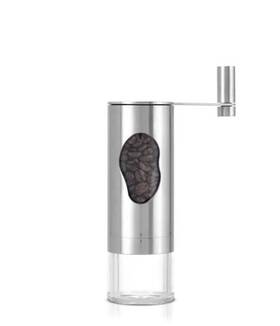 76538 Adhoc Mrs Bean Coffee Grinder Silver - 18cm