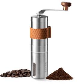 Alocs 707772647579 Manual Coffee Grinder Stainless Steel Bean Adjustable Burr C