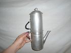Aluminum Shots Espresso Pot Fai - Flip 6 Drip Brevetto Italy Vintage