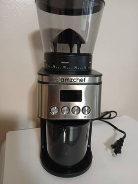 Az-bg709s Amzchef Burr Coffee Grinder Electric Bean / 30 Precise Settings
