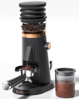 Cg-211 Amzchef Single Dose Coffee Grinder With 75 Settings And 40mm Burrs Anti-static Espres