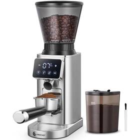 Ul-cg209-sv Amzchef Coffee Grinder Burr Bean For Home Use With 48 Precise