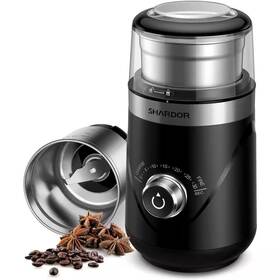 Aoibox 445026446488 2.5 Oz. Black Electric Blade Coffee Grinder Espresso With 1 Removable Stainless