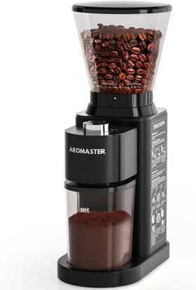 Cg204 Aromaster 313034411439 Electric Burr Coffee Grinder Stainless Steel 48 Grind Settings