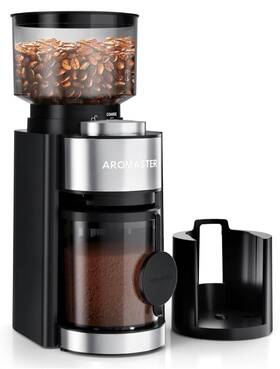 Hd583 Aromaster Burr Coffee Grinder With Portafilter Holder 51-53mm Used