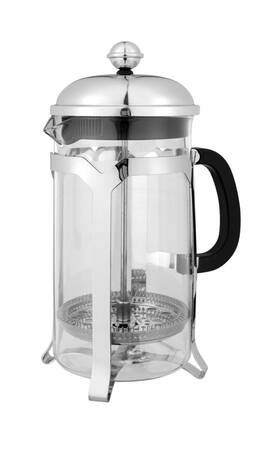 14848 Avanti Domo Cafe Press Coffee Plunger 8 Cup Silver - 1l
