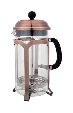 14862 Avanti Domo Cafe Press Coffee Plunger 8 Cup Antique Brass - 1l