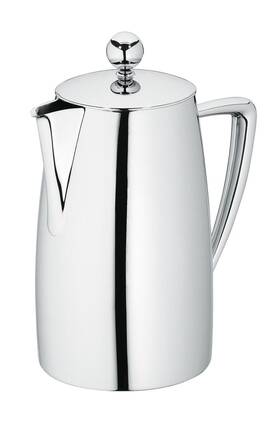 16246 Avanti Art Deco Coffee Plunger - 800ml Silver