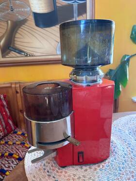Bb004 Bezzera Coffee Grinder Model Italian Made Red