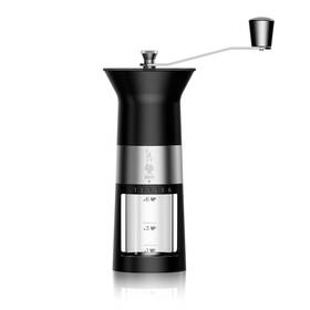 Bialetti 006363039857 Manual Coffee Grinder Stainless Steel Matte Black