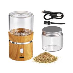 Bklfly 767461452396 Electric Herb Grinder Spice Rechargeable Automatic Mini