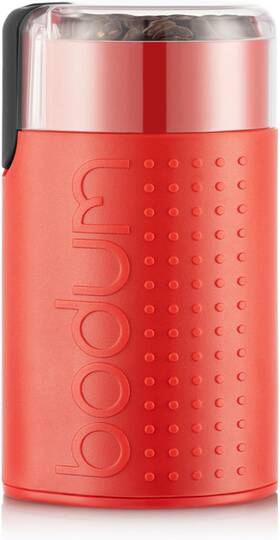 11160-294us-3 Bodum Bistro Electric Blade Coffee Grinder Red
