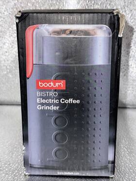 11160-911us-3 Bodum 11160-911us3 Bistro Electric Blade Coffee Bean Grinder Black No. New Box