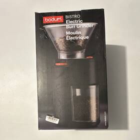 Bodum 12530-01us Bistro Electric Burr Grinder Black Adjustable Grind Settings
