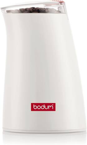 5679-913us Bodum C-mill Electric Blade Coffee And Spice Grinder Stainless 1.5oz White