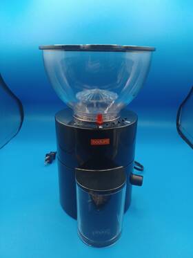 Bodum 727015142159 New Antigua Black Conical Burr Grinder Designed By C. Jorgensen Open Box