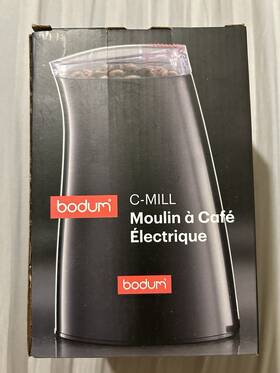 Bodum 727015318677 C-mill Electric Coffee Grinder - New