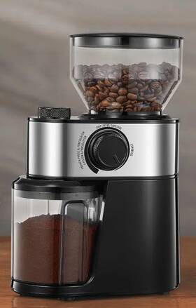 0cj935 Branded Burr Coffee Grinder Electric Bean With 18 Precise Grind Settings